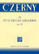Czerny 24 Five Finger Melodies Op777 Piano Sheet Music Songbook