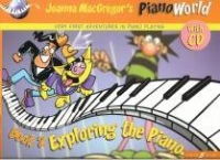 Piano World Bk 2 Exploring The Piano Macgregor +cd Sheet Music Songbook