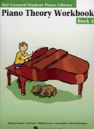 Hal Leonard Student Piano Theory Workbook 4 Sheet Music Songbook