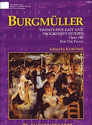 Burgmuller Studies Op100 (25 Easy & Progressive) Sheet Music Songbook