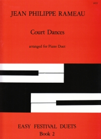 Easy Festival Duets Book 2 Piano Court Dances Sheet Music Songbook