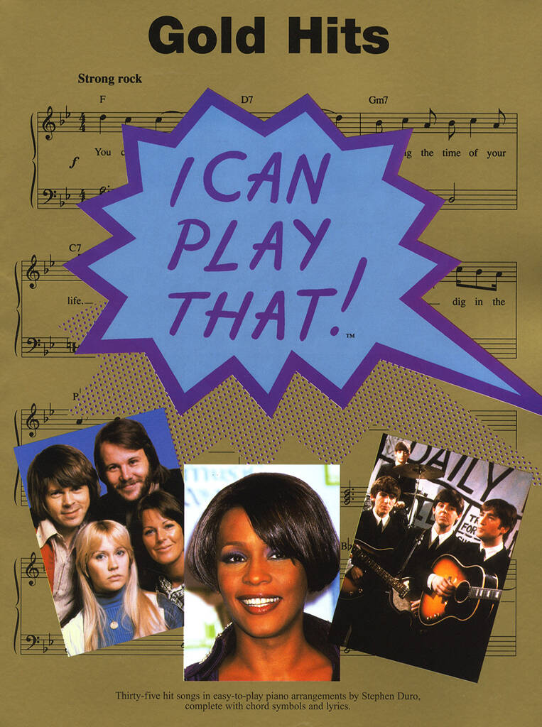 I Can Play That Gold Hits Piano Sheet Music Songbook