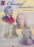 Classical Favourites Five Finger Piano Sheet Music Songbook