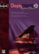 Basix Chopin Keyboard Classics Book & Cd Piano Sheet Music Songbook