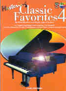 Mastering Classic Favourites 4 Book/cd Piano Sheet Music Songbook