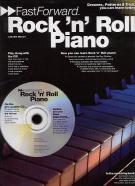 Fast Forward Rock & Roll Piano Book & Cd Sheet Music Songbook