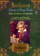 Beethoven Library Of Piano Works Vol 2 Book/cd Sheet Music Songbook