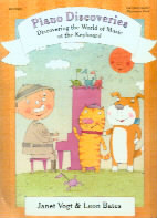 Piano Discoveries On-stave Starter Vogt/bates Sheet Music Songbook