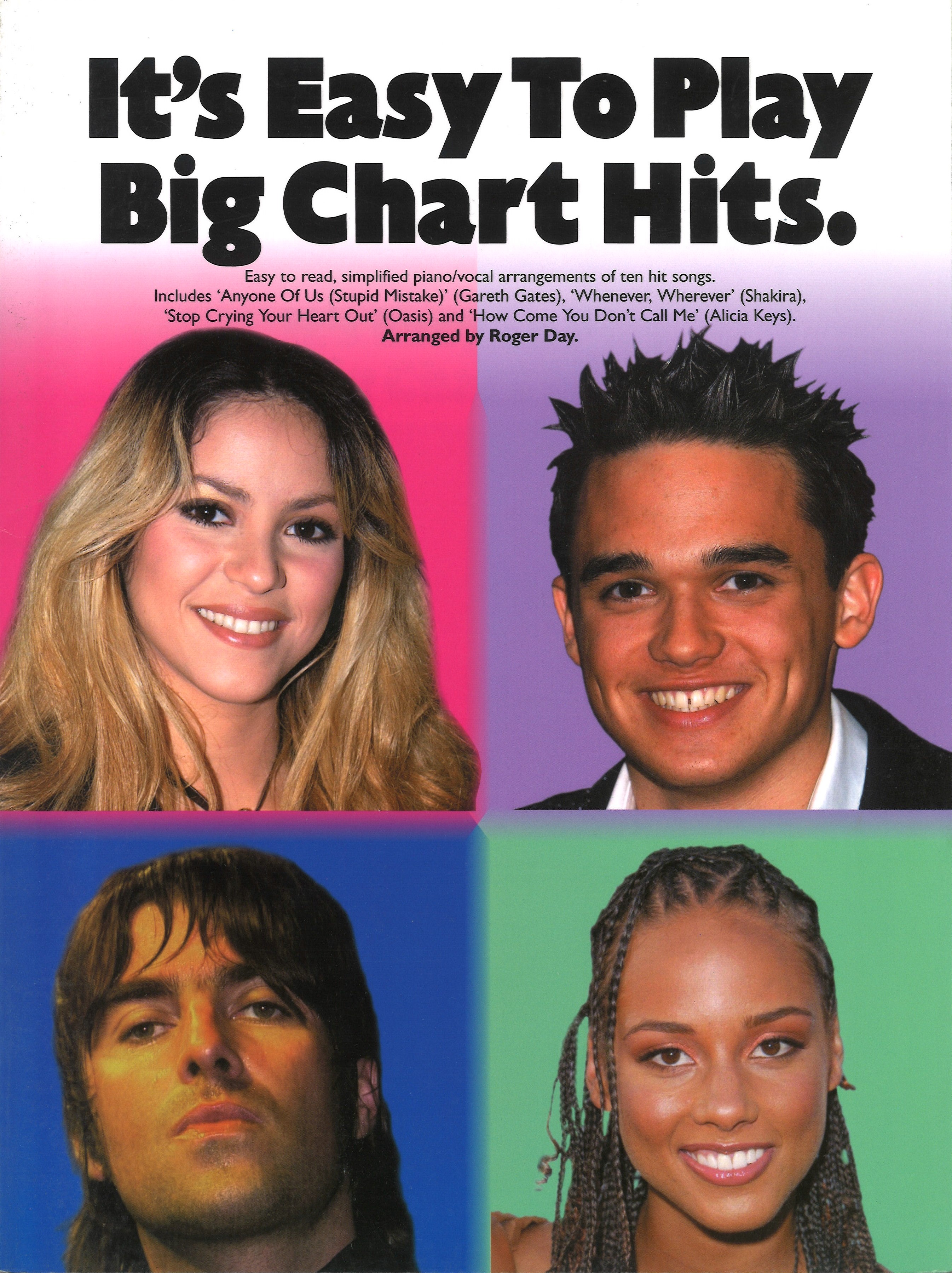 Its Easy To Play Big Chart Hits Piano Sheet Music Songbook