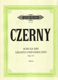 Czerny School Of Legato & Staccato Op335 Piano Sheet Music Songbook