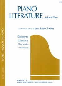 Bastien Piano Literature Vol 2 Sheet Music Songbook