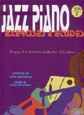 Jazz Piano Exercises & Etudes Easy-int Book & Cd Sheet Music Songbook