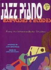 Jazz Piano Exercises & Etudes Easy-int Book & Cd Sheet Music Songbook