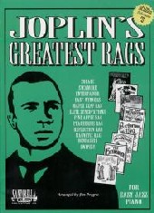 Joplin Greatest Rags Easy Jazz Piano Book & Cd Sheet Music Songbook