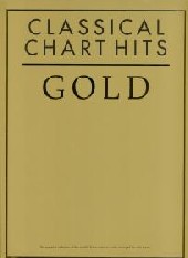 Classical Chart Hits Gold Piano Sheet Music Songbook