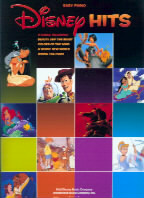 Disney Hits Easy Piano Sheet Music Songbook