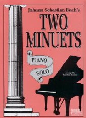 Bach Two Minuets Robbins Piano Sheet Music Songbook