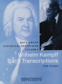 Bach Transcriptions Arr Kempff Piano Sheet Music Songbook