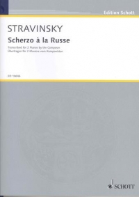 Stravinsky Scherzo A La Russe 2 Pianos Sheet Music Songbook
