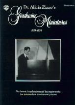 Gershwin Miniatures Piano Solo Sheet Music Songbook