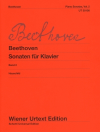Beethoven Sonatas Vol 2 Hauschild Piano Sheet Music Songbook