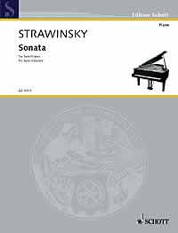 Stravinsky Sonata For 2 Pianos Sheet Music Songbook