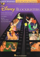 Easy Piano Cd Play Along 11 Disney Blockbusters Sheet Music Songbook