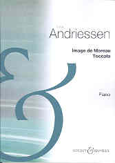 Andriessen Image De Moreau Piano Sheet Music Songbook