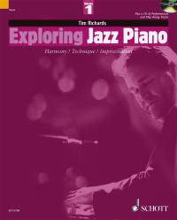 Exploring Jazz Piano Vol 1 Richards Book & Audio Sheet Music Songbook