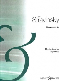 Stravinsky Movements For Piano & Orch 2 Pianos Sheet Music Songbook