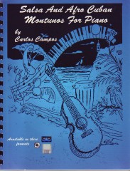Salsa Afro Cuban Montunos For Piano Campos Book/cd Sheet Music Songbook