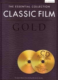 Classic Film Gold Essential Collection Piano + Cd Sheet Music Songbook