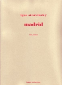 Stravinsky Madrid 2 Pianos/4 Hands Sheet Music Songbook