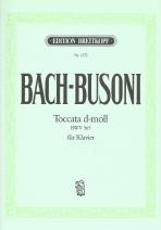 Bach Toccata Dmin Busoni Bwv565 Piano Sheet Music Songbook