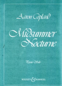 Copland Midsummer Nocturne Piano Sheet Music Songbook