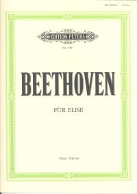 Beethoven Fur Elise Piano Solo Sheet Music Songbook