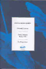 German 3 Dances From Henry Viii Piano Duet Sheet Music Songbook