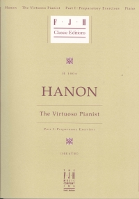 Hanon Virtuoso Pianist Part 1 Preparatory Exercise Sheet Music Songbook