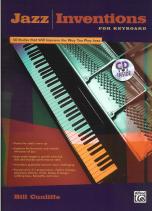 Jazz Inventions Cunliffe Book/cd Piano Sheet Music Songbook