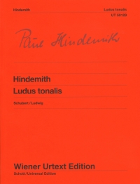 Hindemith Ludus Tonalis Piano Sheet Music Songbook