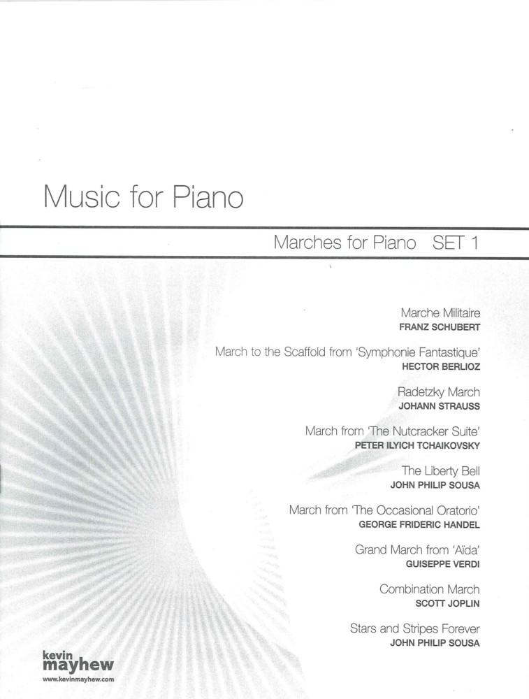 Music For Piano Marches For Piano Set 1 Sheet Music Songbook