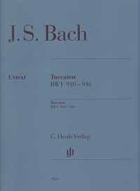 Bach Toccatas Without Fingering Piano Sheet Music Songbook