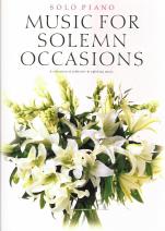 Music For Solemn Occasions Solo Piano Sheet Music Songbook