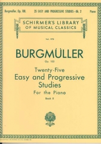 Burgmuller Studies (25 Easy & Prog) Op100 Book 2 Sheet Music Songbook
