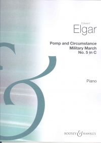 Elgar Pomp & Circumstance No 5 C Piano Solo Sheet Music Songbook