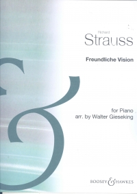 Strauss Freundliche Vision Piano Solo Sheet Music Songbook