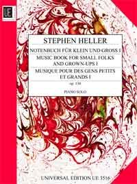 Music Book For Small Folks & Grownups Heller Piano Sheet Music Songbook