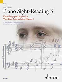 Piano Sight Reading 3 Kember Sheet Music Songbook