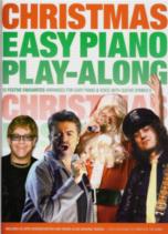 Easy Piano Play-along Christmas Book & Cd Sheet Music Songbook