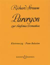 Strauss R Paragon Onsinfonia Domestica Piano Duet Sheet Music Songbook